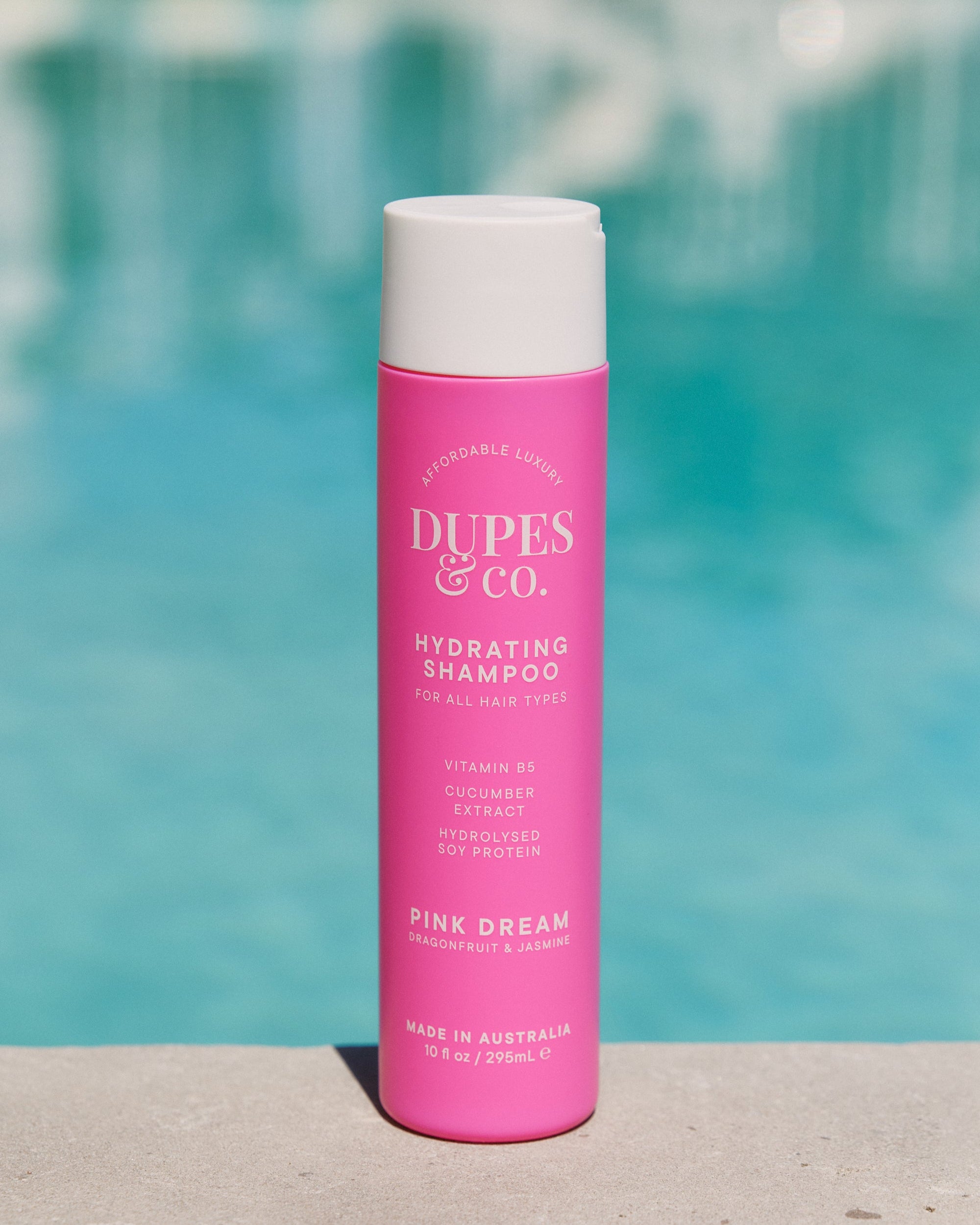 Dupes & Co Pink Dream 10 fl oz Shampoo bottle front view